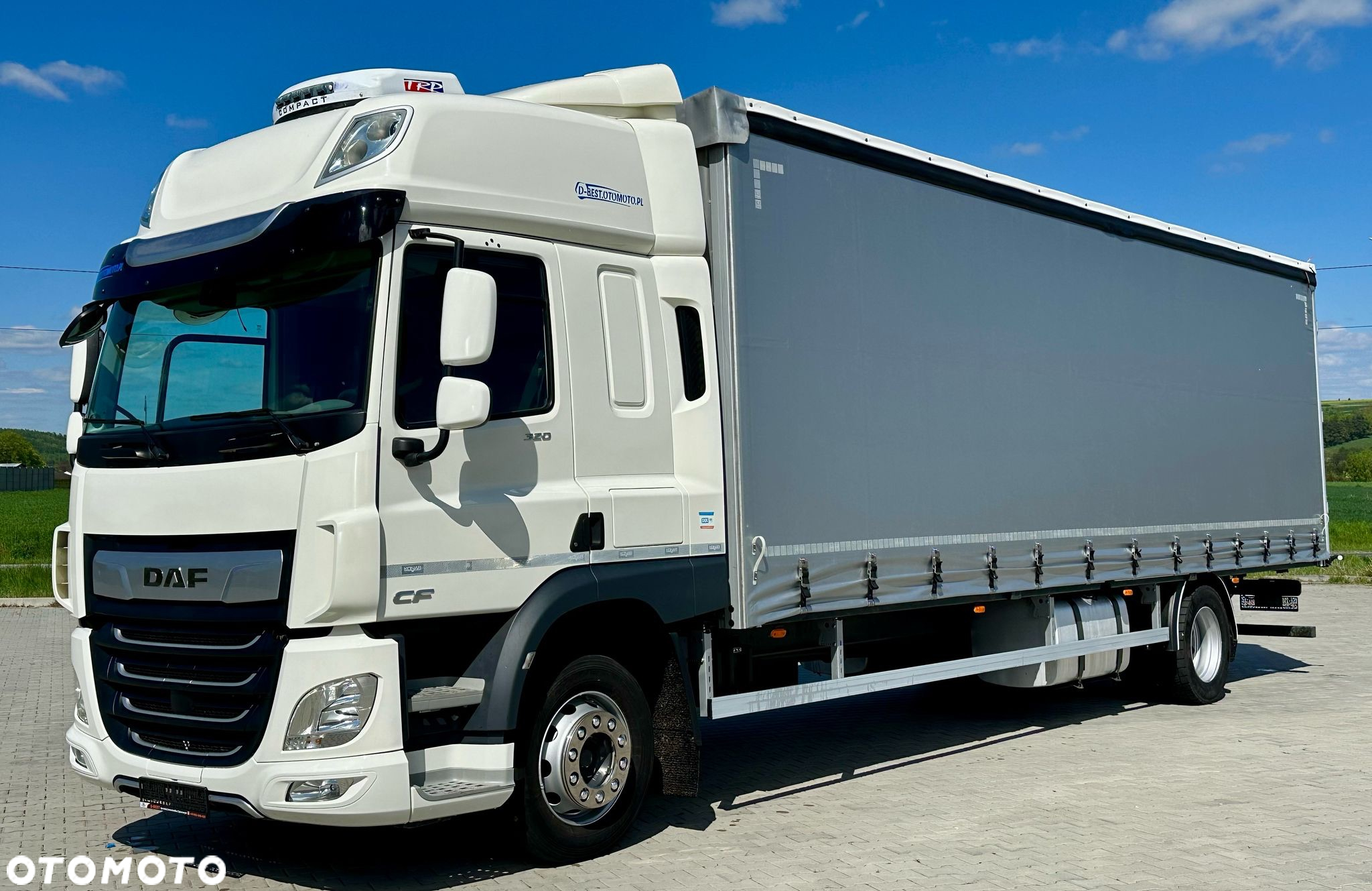DAF CF 320 / FIRANKA / 21 EUROPALET / SYPIALKA / AUTOMAT / KLIMA POSTOJOWA / 2021 ROK - 2