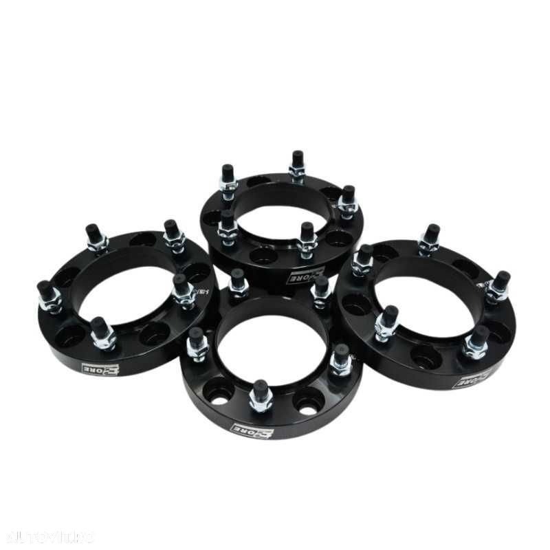 Set flanse distantiere 25mm 5×114.3 Toyota Rav4 (cu inel de centrare) - 1