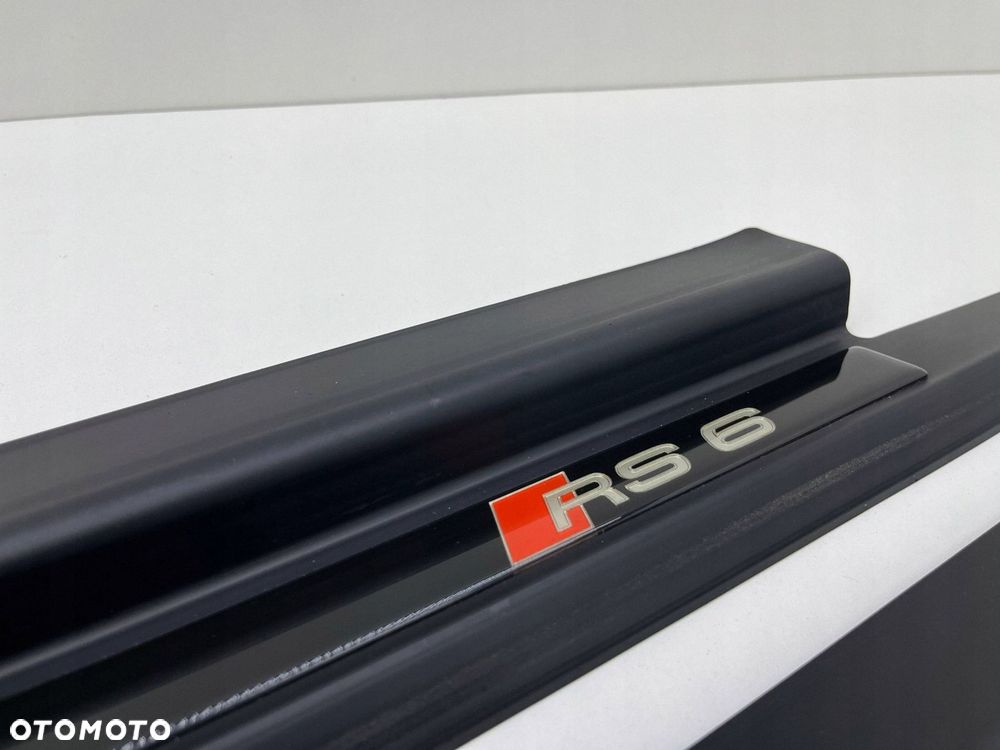 AUDI RS6 C5 LISTWY NAKŁADKI PROGOWE RS6 L+P KOMPLET 4B3853492B - 8