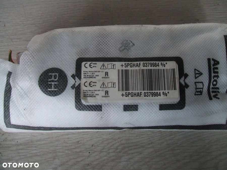 CITROEN C3 AIRCROSS KURTYNA AIRBAG PODUSZKA w FOTEL PRAWA 34252740B - 7