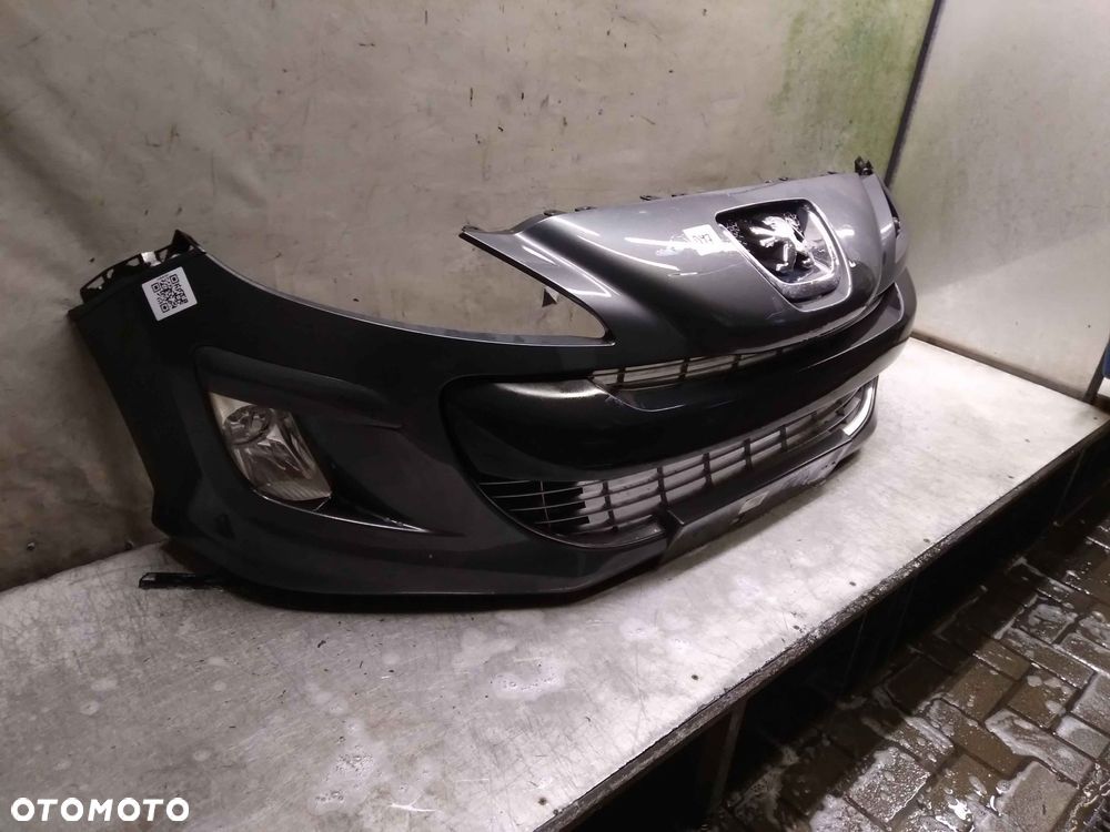 @ ZDERZAK PRZÓD PRZEDNI DO PEUGEOT 308 HALOGENY KTH SZARY GRAFITOWY - 2