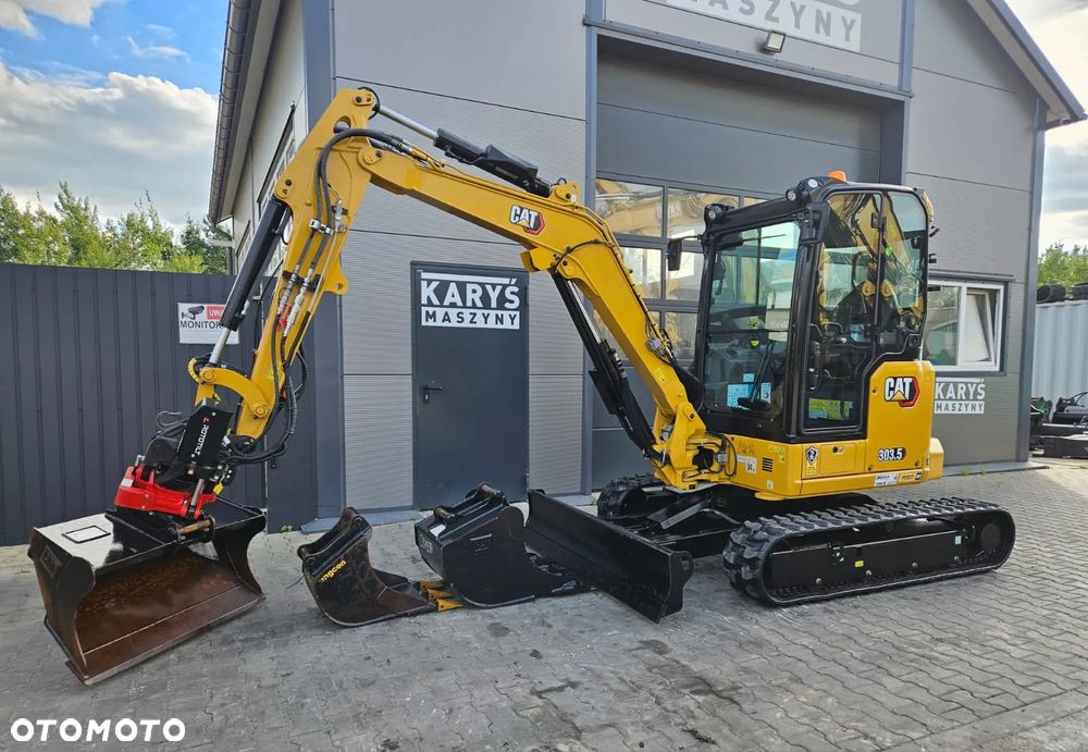 Caterpillar MINIKOPARKA CAT CATERPILLAR 303.5 CR 303.5CR E CR 303.5E 303 304 302 2022R. DEMO KLIMATYZACJA ROTOTILT - 28