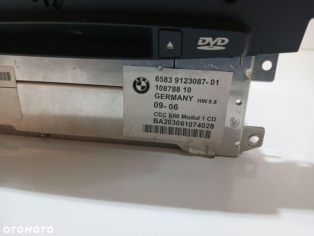 RADIO NAWIGACJA CCC BMW BMW E60 E61 9123087 (4642060) - 3