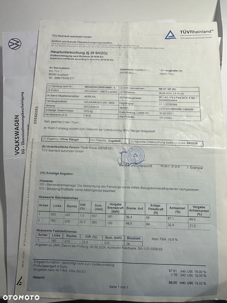 Volkswagen T-Roc 1.5 TSI OPF DSG ACTIVE - 40