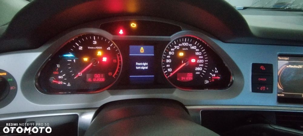 Licznik Zegary Audi A6 C6 2.0 TDI CAHA 170 KM 2009 Blask Gołdap - 3