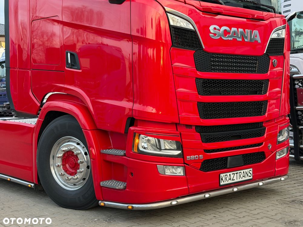 Scania 580s Scania z Niemiec ASO kontrakt serwisowy idealny stan v8 4x2 - 18