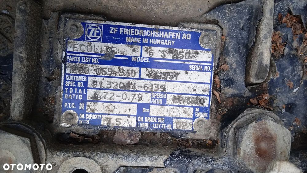 Na części MAN TGL 8.180 Euro 4 drzwi maska zderzak lampa szyba czołowa deska rozdzielcza fotele rama dyfer most bak silnik skrzynia biegów - 5