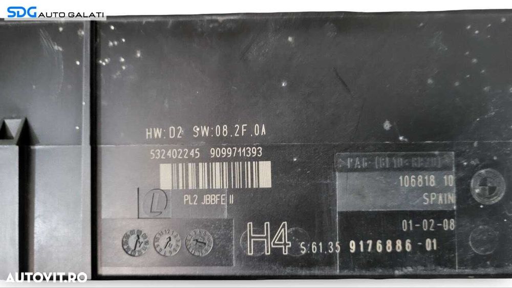 Kit Pornire ECU Calculator Motor Cititor Blocator Chei Cheie Imobilizator BMW Seria 3 E90 E91 2.0 Diesel N47 2004 - 2011 Cod 7810000 0281015075 9176886 [LS0019] [LS0020] - 6