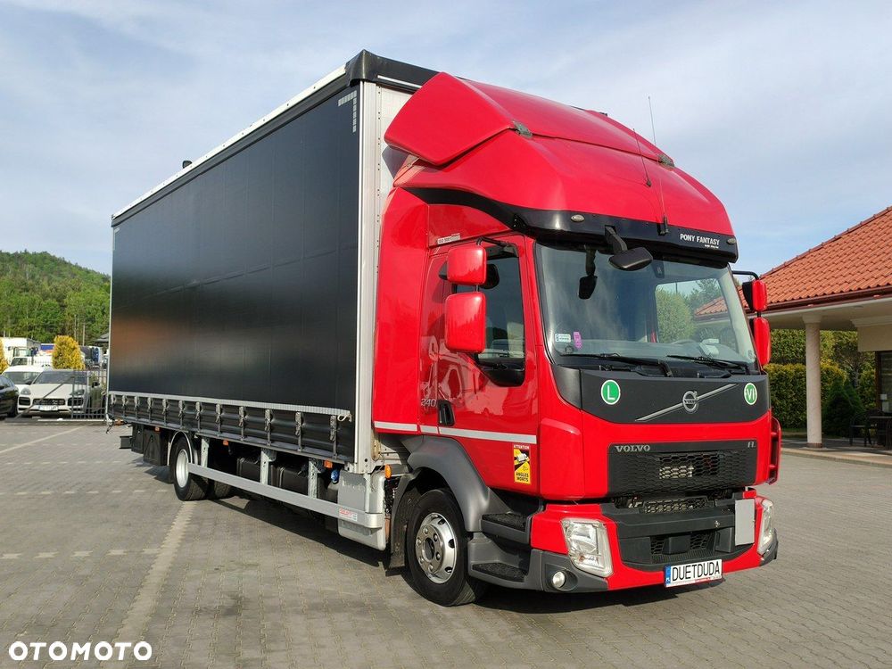 Volvo FL12.240 E6 Firana Tył Drzwi Dach Zsuwany Bogato Wyposażony !!! - 4
