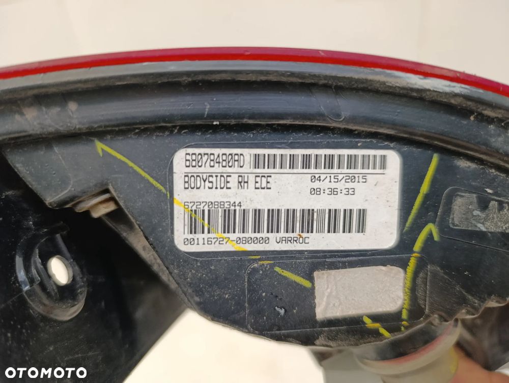 Lampa prawa tył tylna led Fiat Freemont lift - 7