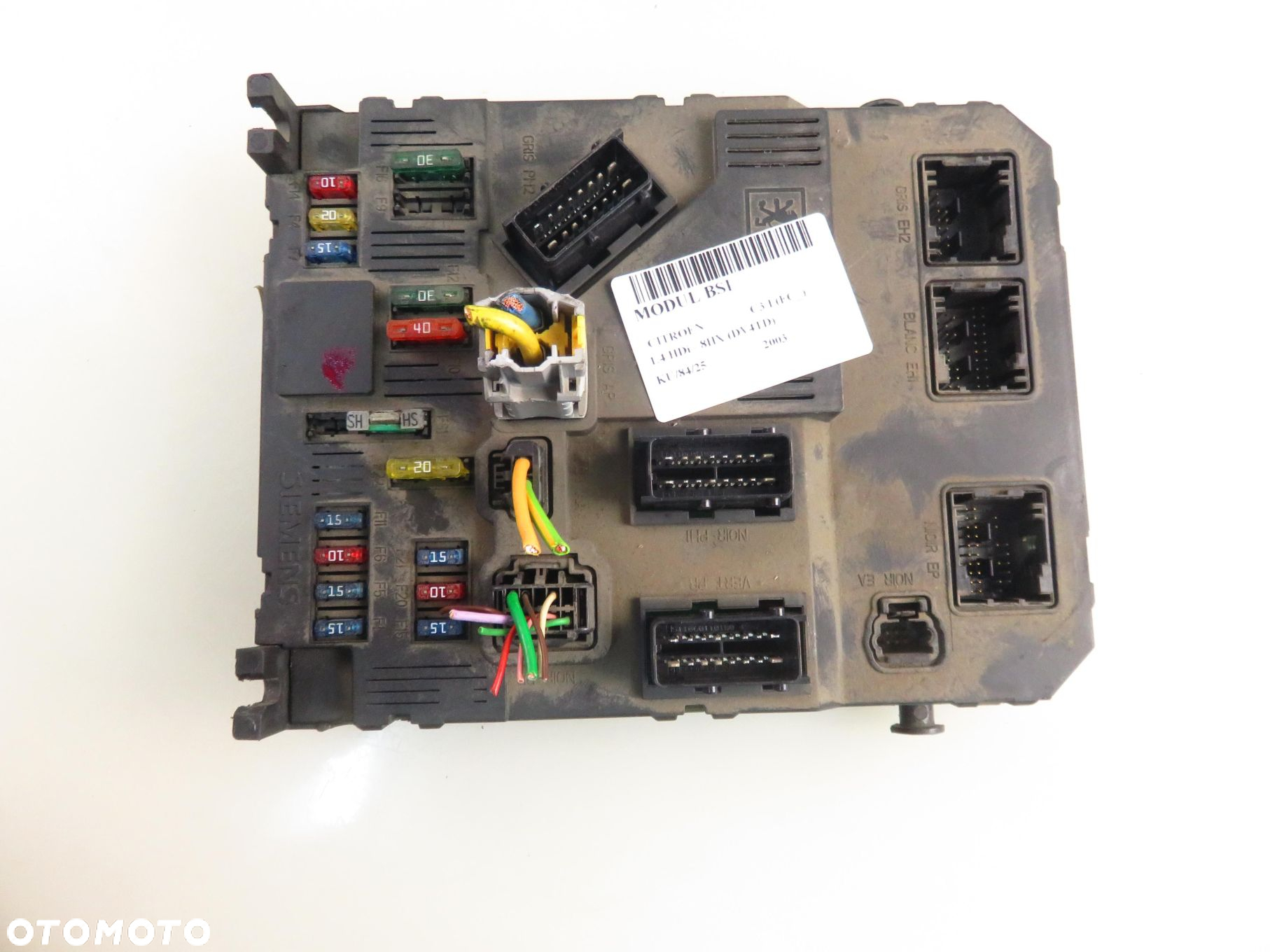 BSI CITROEN C3 I (FC_) 1.4 HDi - 8HX (DV4TD) 9649811580 S118085100H - 12