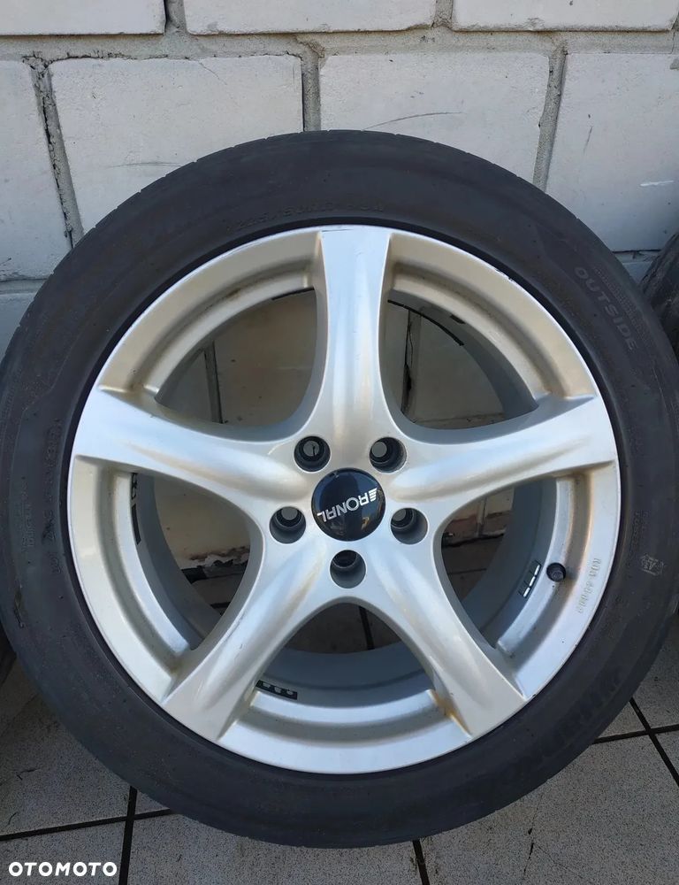 Koła - felgi aluminiowe 8Jx17H2 ET35, opony letnie 225/50/R17 - 3
