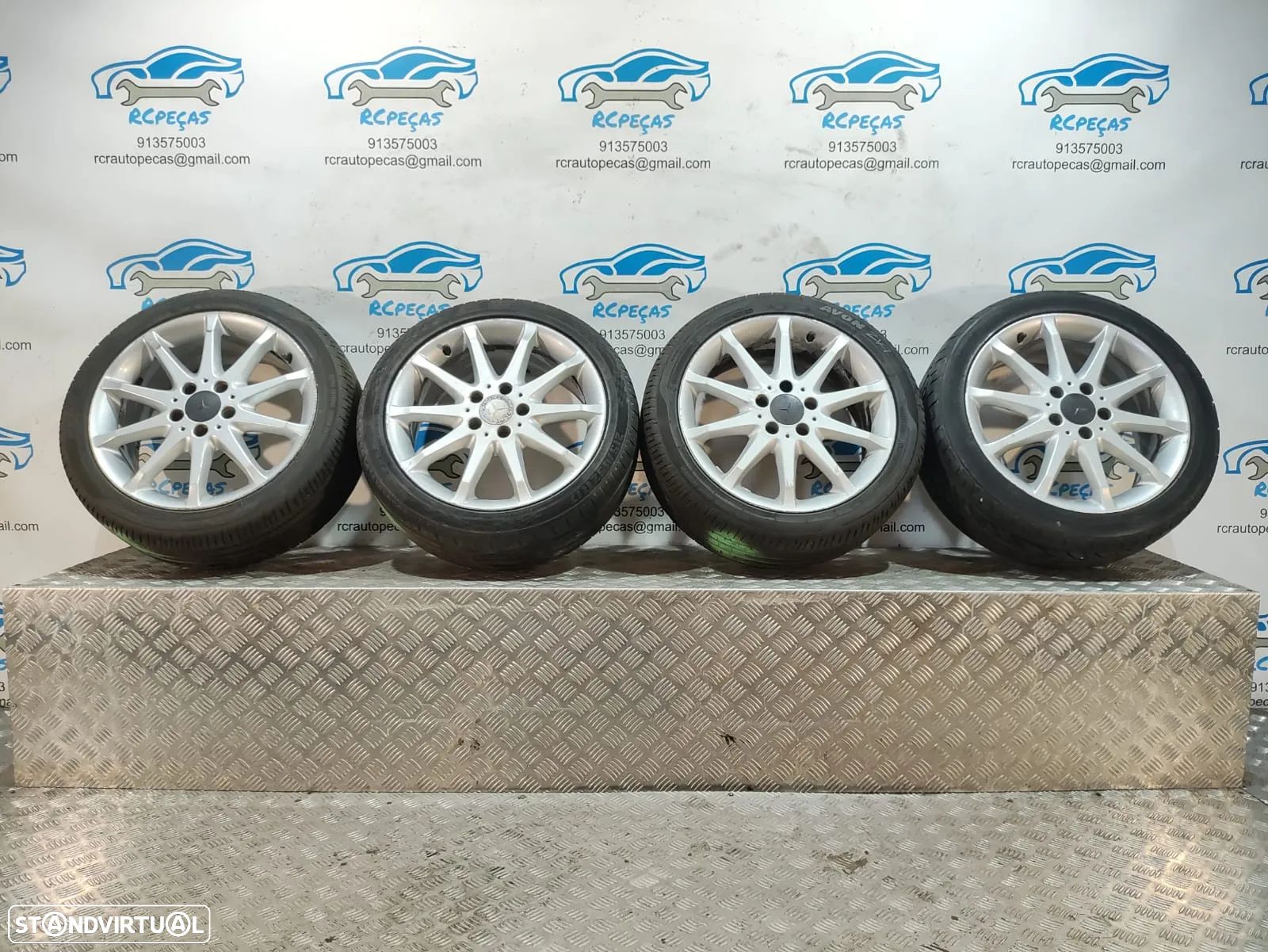 Jantes 17 originais MERCEDES BENZ CLASS A W169 7J ET49 5x112 - 1