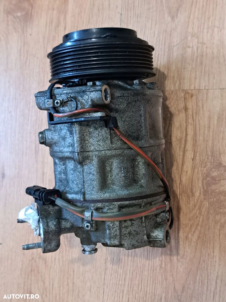 Compresor clima ac aer conditionat climatizare Sanden 6pk original Jaguaar XE XF XJ E-Pace F-Place F-Type XF Sportbrake Land Rover Defender Discovery 4 Discovery Sport Discovery 5 Range Rover Evoque Range Rover 4 Range Rover Sport Range Rover Velar 2.0l 3.0l 5.0l 4.4l - 6