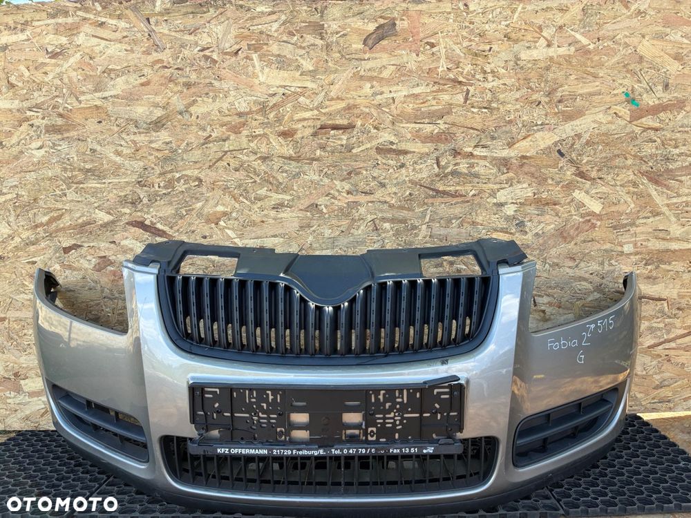 SKODA FABIA II 2 ROOMSTER  ZDERZAK PRZÓD  PRZEDNI  HALOGEN KOMPLET - 1