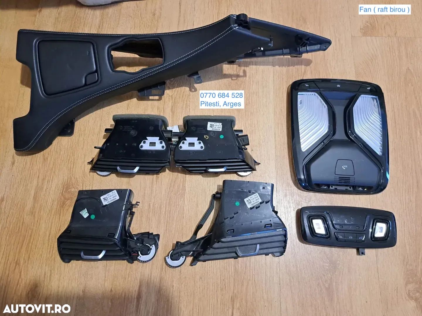 BMW Seria F G Ornament consola centrala Plafoniera led Grila ventilatie centrala stg dr originale Bmw F06 F13 lci G20 G06 G30 G12 G11 - 1