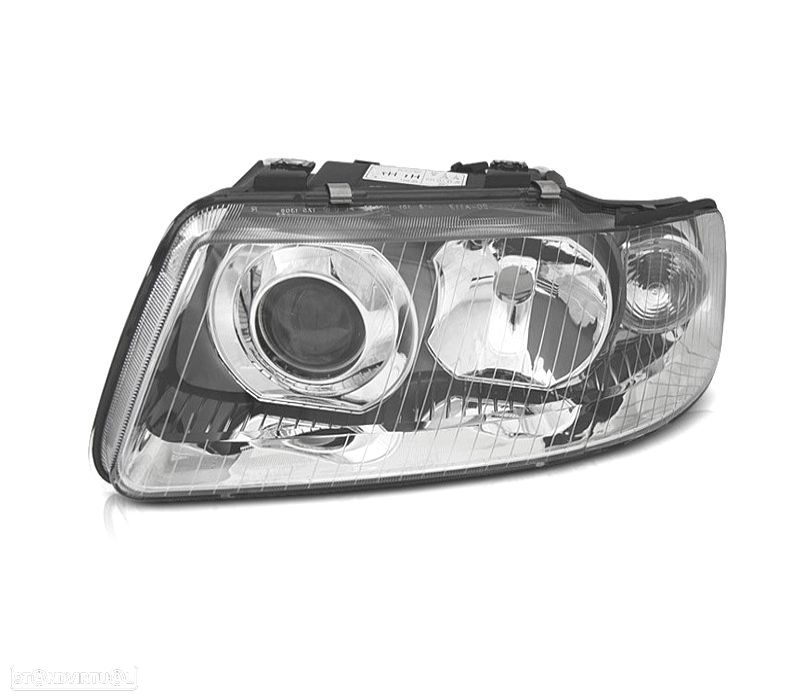 FAROL ESQ AUDI A3 8L 00-03 CROMADOS H7 - 1