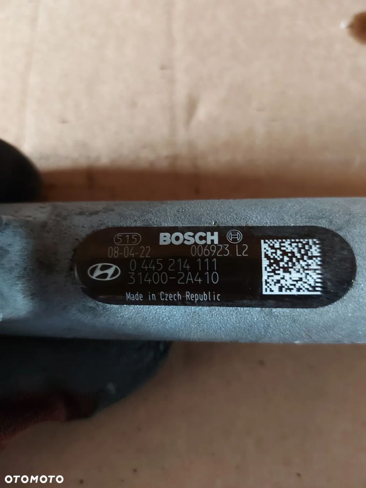 Listwa wtryskowa Kia Hyundai 1.6 crdi D4FB 31400-2A410 0445214111 - 4