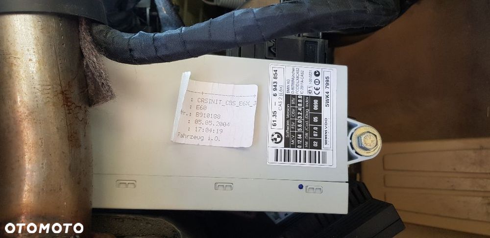 BMW E60 MODUŁ CAS 6943854 - 1