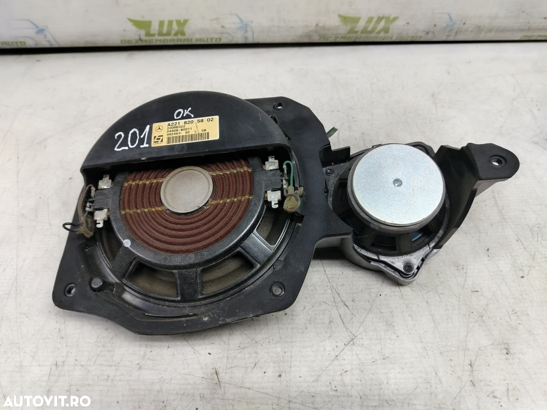 Boxa difuzor A2218205802 Mercedes-Benz S-Class W221 [2005 - 2009] 3.0 - 2