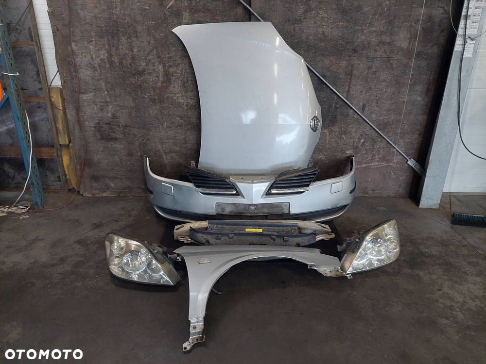 KOMPLETNY PRZÓD MASKA ZDERZAK BŁOTNIK LAMPY BELKA NISSAN PRIMERA P12 KL0 - 1