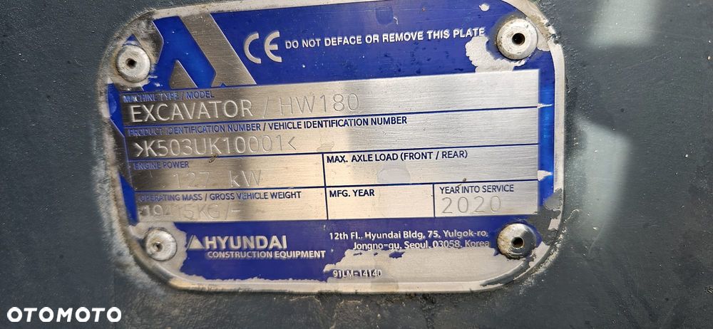 Hyundai HW180 - 12