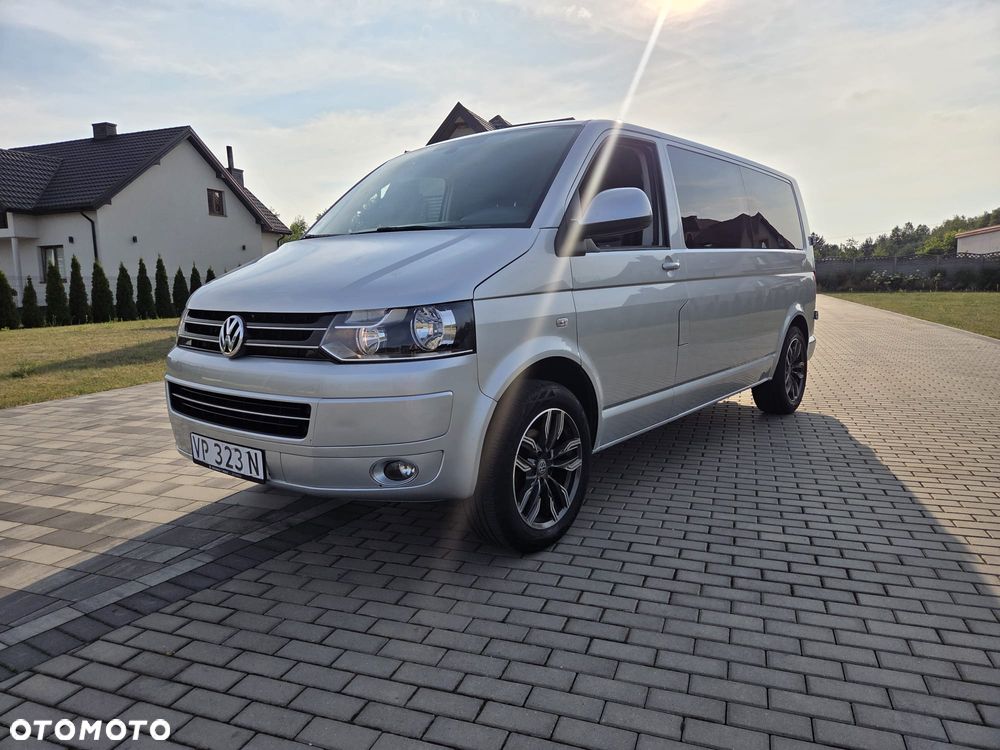 Volkswagen TRANSPORTER FACE LIFT 2.0TDI LONG KLIMA FULL OPCJA ORYGINAŁ ZADBANY DUBEL KABINA - 1