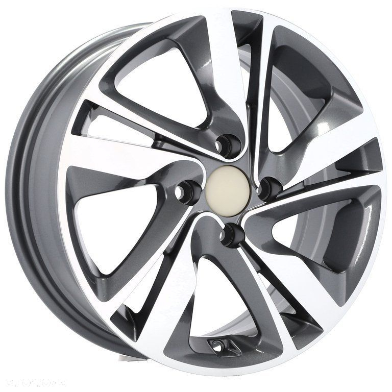 4x Felgi 15 4x100 m.in. do HYUNDAI Accent i10 i20 Atos Getz - BK813 - 5