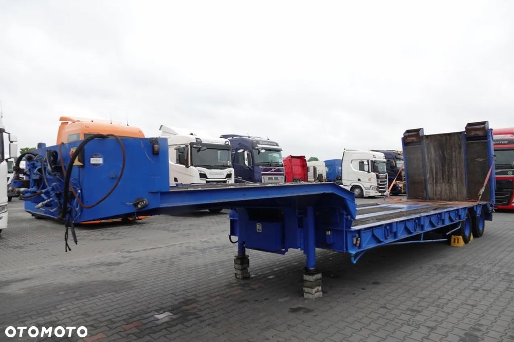 Kaiser LAWETA NISKOPODWOZIOWA / NAJAZDY HYDRAULICZNE / WCIĄGARKA / 2 OSIE / SPROWADZONA - 3