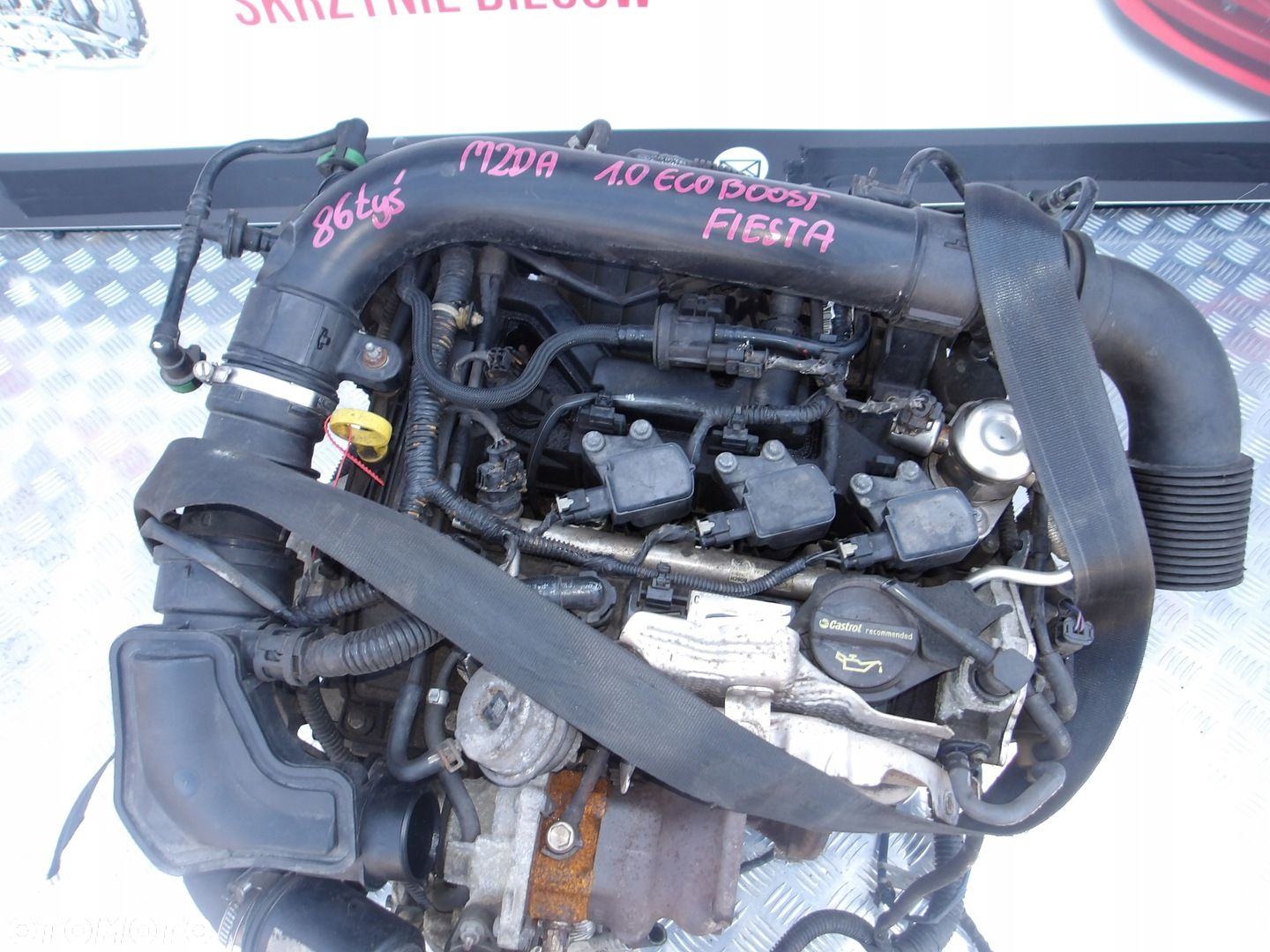 SILNIK KOMPLETNY FORD FOCUS 1.0 ECOBOOST M2DA 86 TYS - 2