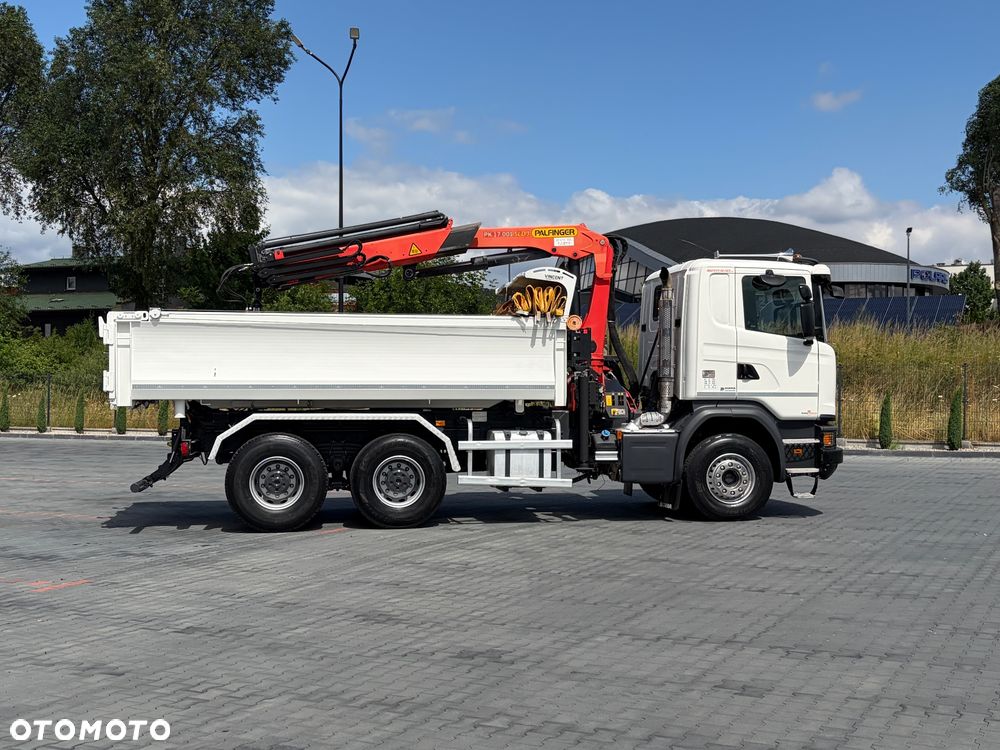 Scania P410 / 6x4 / EURO 6 / HDS / WYSUW x3 / ROTATOR / CHYWTAK / STEROWANIE RADIOWE / WYWROTKA / HYDROBURTA / AUTOMAT / KAMERA COFANIA / NAWIGACJA / NISKI PRZEBIEG / 2017 / SERWISOWANY / SPROWADZONY - 12