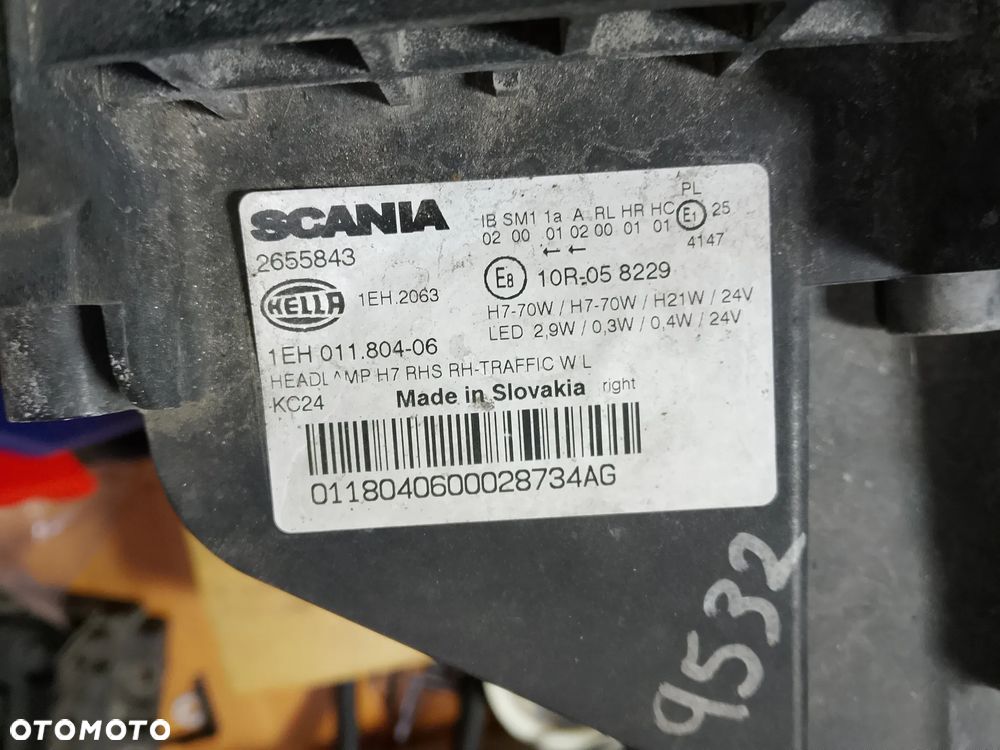 Reflektor lampa led scania R S NGT 2655843 - 2