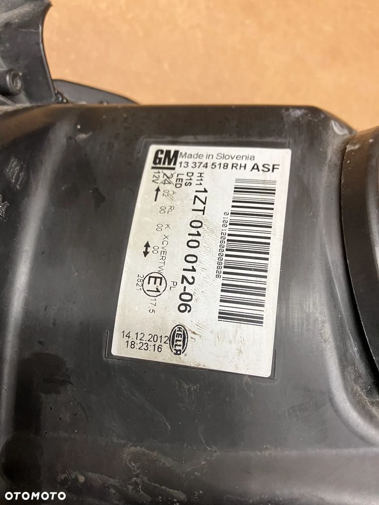 LAMPY PRZÓD OPEL ASTRA J IV XENON SOCZEKWA SKRĘTNE LAMPA PRAWA LEWA 13374518 13253650 - 21