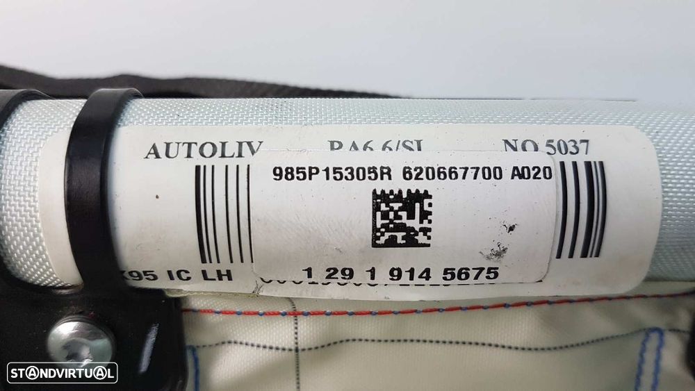 AIRBAG CORTINA FRENTE ESQUERDO RENAULT MEGANE III BERLINA 5 P BOSE EDITION - 3