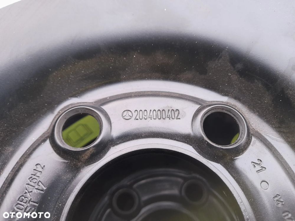 Koło dojazdowe Mercedes Audi 16" A2094000402 Continental - 2
