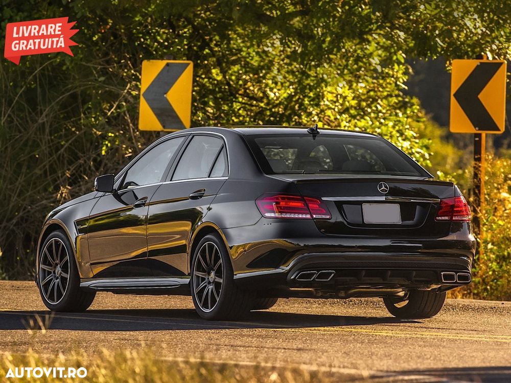 Kit Exterior Mercedes W212 E-Class Facelift (2013-2016) E63 Design Negru Lucios- livrare gratuita - 21