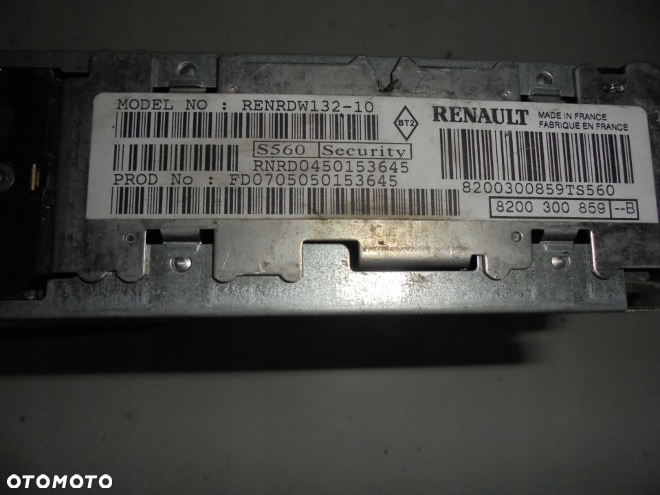 RADIO FABRYCZNE SECENIC II 8200300859 - 2