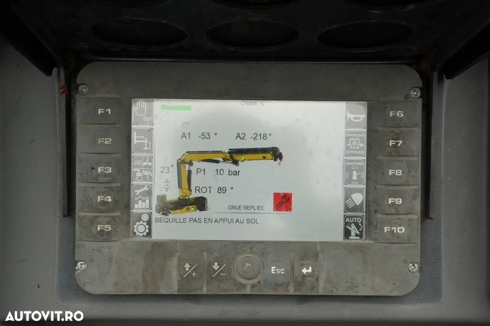 DAF LF 260 / 4X2 / LIVRARE - 7.30 + HDS HYVA HC 153 / RADIOCOMANDĂ / ROTATOR / AUTOMATĂ / EURO 6 - 8