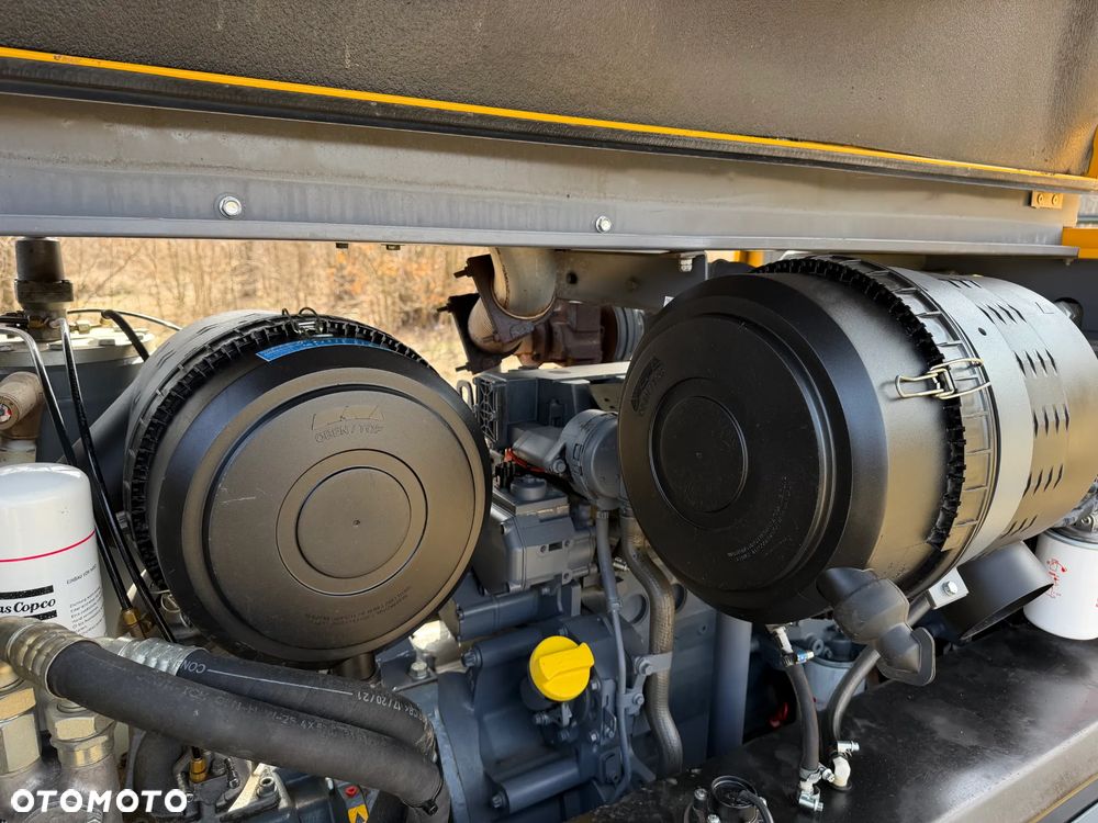 Atlas Copco XAHS 186 Kompresor Śrubowy Sprężarka potężna mocna 11m3. 12 bar regulowanych. Bogata wersja z chłodnicą cyklonową! z Norweskiej Upadłości! Niski Przebieg 1900mtg. 2014rok silnik DEUTZ.150 KM. serwisowany w DEKRA. OKAZJA - 27