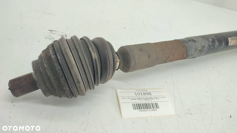 PÓŁOŚ PRAWA VW PASSAT B6 2.0 FSI - 2