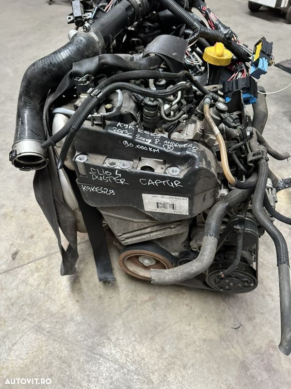 Motor 1.5 DCI RENAULT CLIO 4 CAPTUR  DACIA DUSTER an 2013-2019 cu 90.000 km tip K9KE629 - 1
