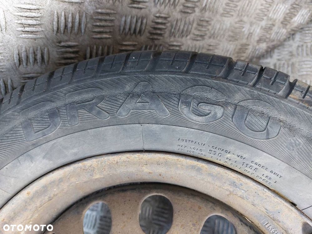 KOŁO ZAPASOWE ZAPAS 4X100 5,5Jx14 FI54,1 185/65R14 TOYOTA COROLLA E11 - 3