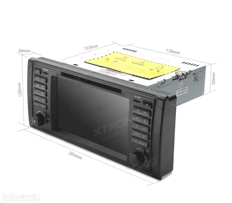 AUTO RADIO GPS ANDROID 12 TACTIL 7" BMW E39 E38 - 2