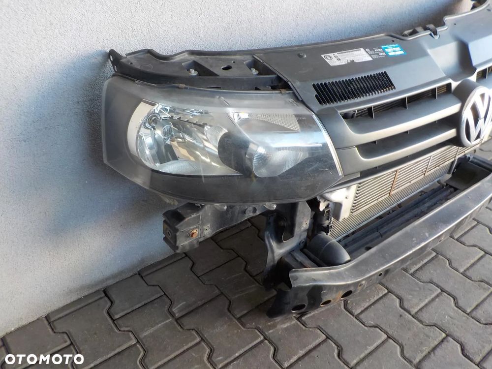 VW T5 LIFT KOMPLETNY PRZÓD PAS PRZEDNI WZMOCNIENIE CHŁODNICE LAMPY ZDERZAK - 8