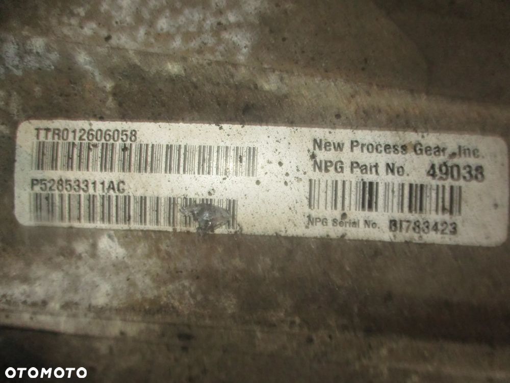 SKRZYNIA BIEGOW JEEP CHEROKEE 2.8 CRD REDUKTOR P52853311AC P52104704AC - 3