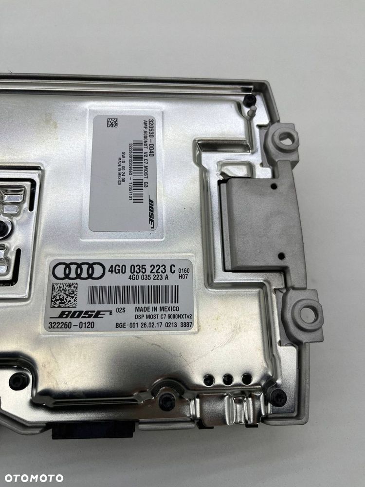 AUDI A6 C7 WZMACNIACZ RADIA BOSE 4G0035223C - 4