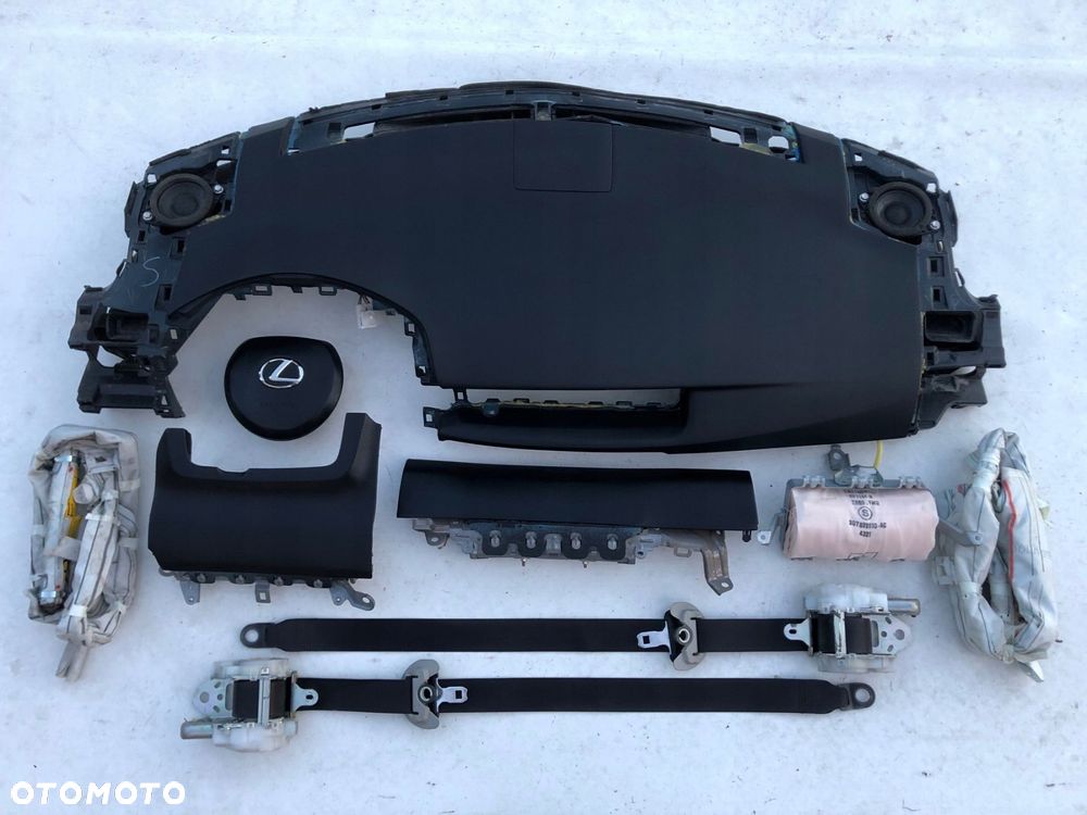 lexus ct 200 deska kokpit konsola poduszki pasy - 2