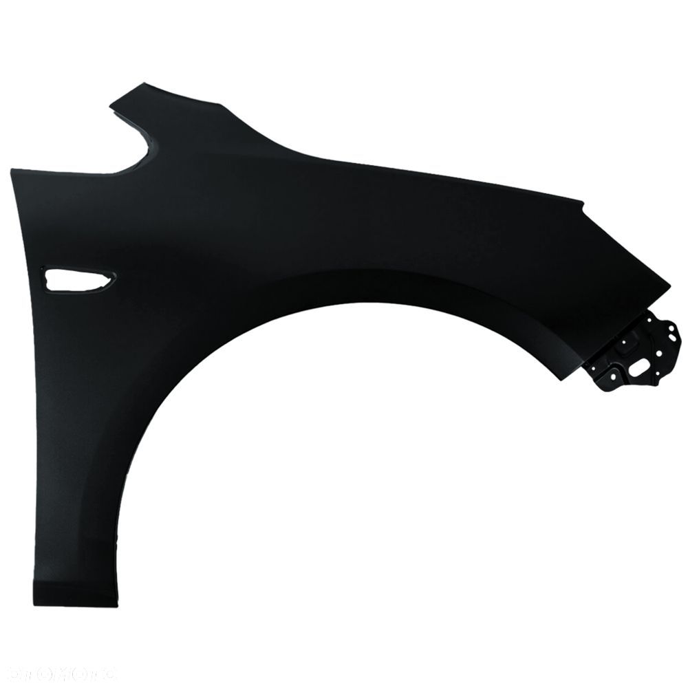 BLU Błotnik OPEL ASTRA J 4 IV Z20R prawy czarny 09-19 przód SaphirSchwarz - 2