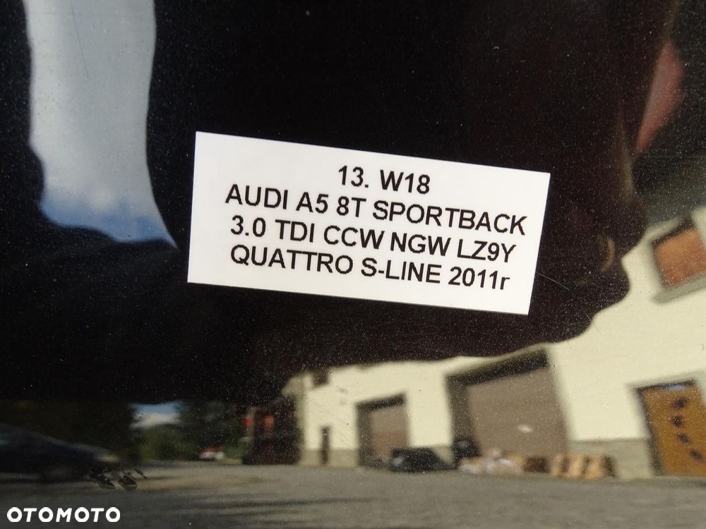 DRZWI PRAWY PRZÓD PRAWE PRZEDNIE LZ9Y AUDI A5 8T SPORTBACK 07-16r LIFT - 15