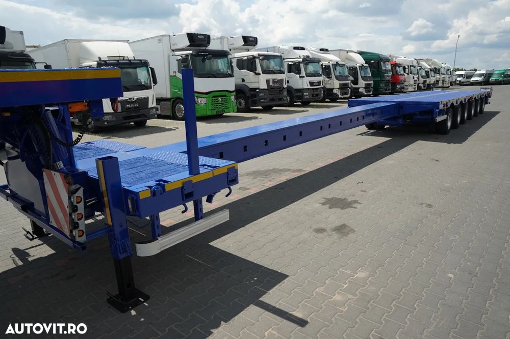 Nooteboom BETON JOS / MCO / EXTENSIBIL / 6 AXE / MTA: 85 TONE / AXE DE DIRECȚIE / SUPORT / 22,5 M / SAF - 7